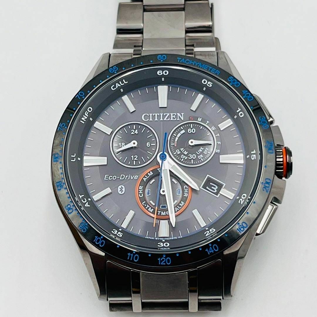 CITIZEN(シチズン)の【極美品】CITIZEN W770-T023037 エコドライブ 電波ソーラー メンズの時計(腕時計(アナログ))の商品写真