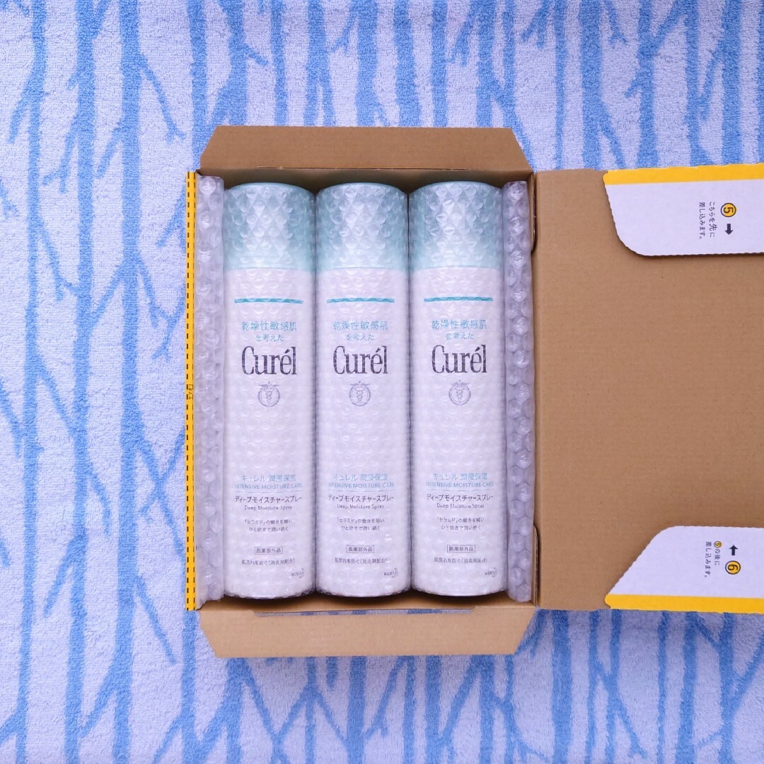 Curel(キュレル)の新品未開封 Curel キュレル ディープモイスチャースプレー 250g×3本 コスメ/美容のスキンケア/基礎化粧品(化粧水/ローション)の商品写真