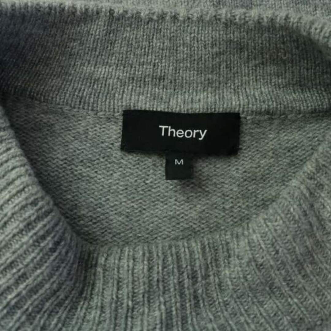 theory(セオリー)のセオリー ニット セーター ウール カシミヤ混 長袖 M グレー レディースのトップス(ニット/セーター)の商品写真