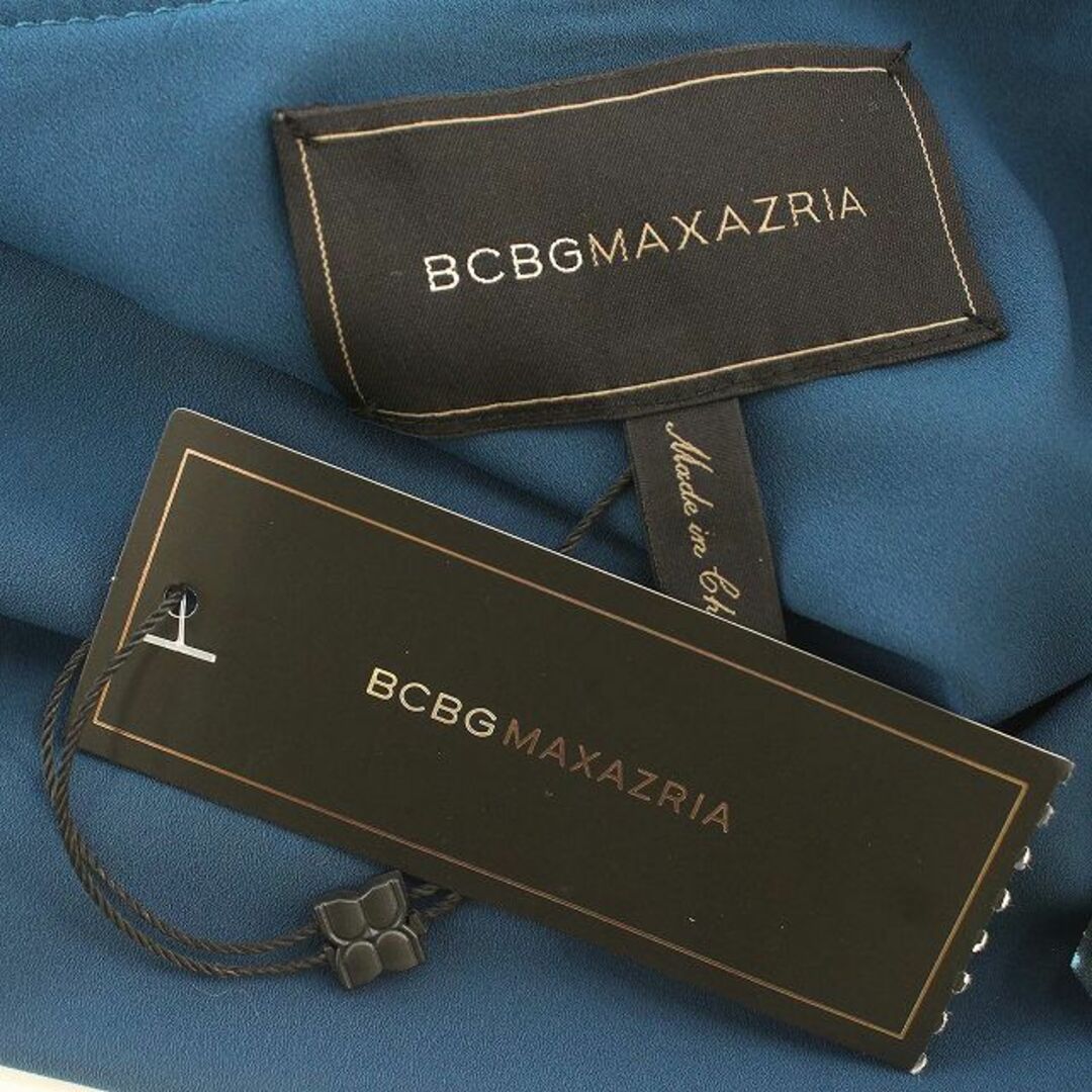 BCBGMAXAZRIA(ビーシービージーマックスアズリア)のマックスアズリア BCBGMAXAZRIA ジャケット ブルゾン XXS 青 レディースのジャケット/アウター(ブルゾン)の商品写真