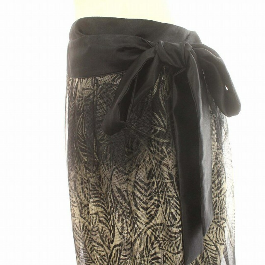 HIROKO BIS(ヒロコビス)のヒロコビス HIROKO BIS スカート メッシュ チュール 11 黒 レディースのスカート(ひざ丈スカート)の商品写真