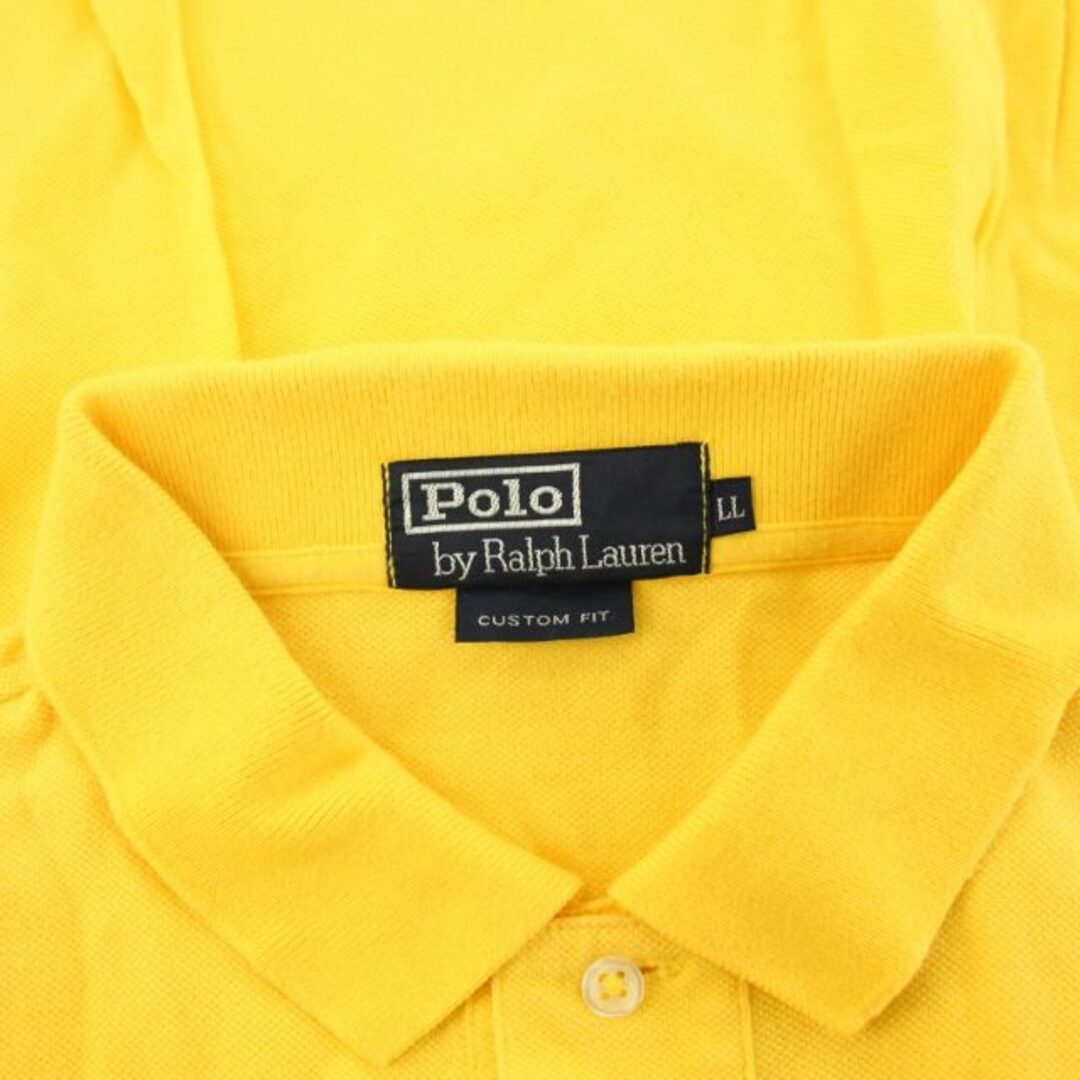 POLO RALPH LAUREN(ポロラルフローレン)のPolo by Ralph Lauren ポロシャツ 半袖 ビッグポニー 黄色 メンズのトップス(ポロシャツ)の商品写真