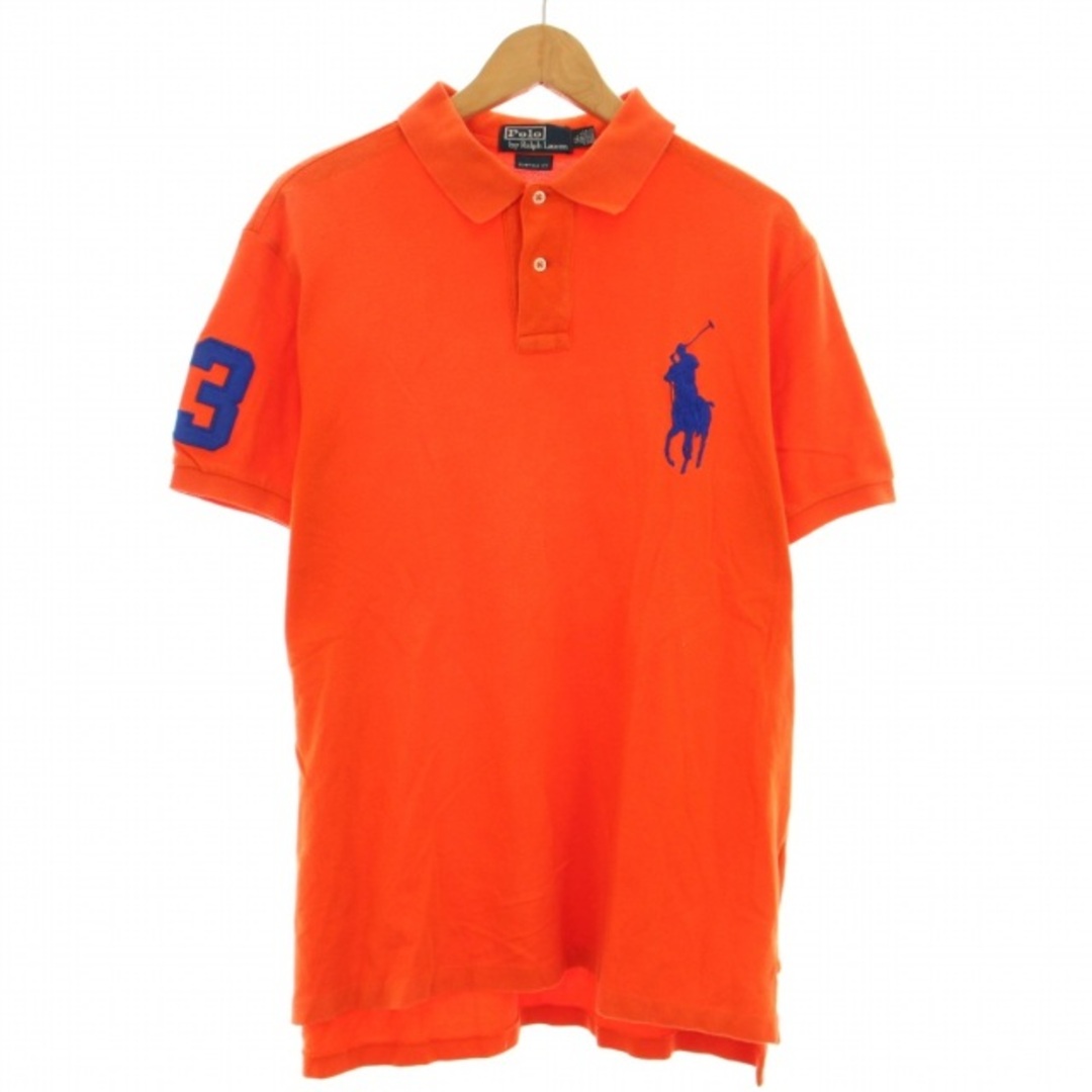 POLO RALPH LAUREN(ポロラルフローレン)のPolo by Ralph Lauren ポロシャツ 半袖 LL オレンジ メンズのトップス(ポロシャツ)の商品写真