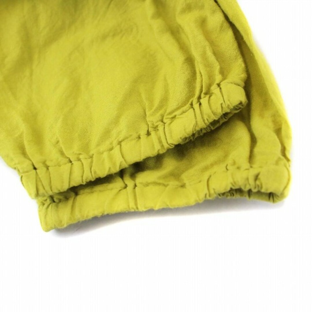 mina perhonen(ミナペルホネン)のミナペルホネン Turku ブラウス 長袖 プルオーバー 刺繍 38 M 緑 レディースのトップス(シャツ/ブラウス(長袖/七分))の商品写真