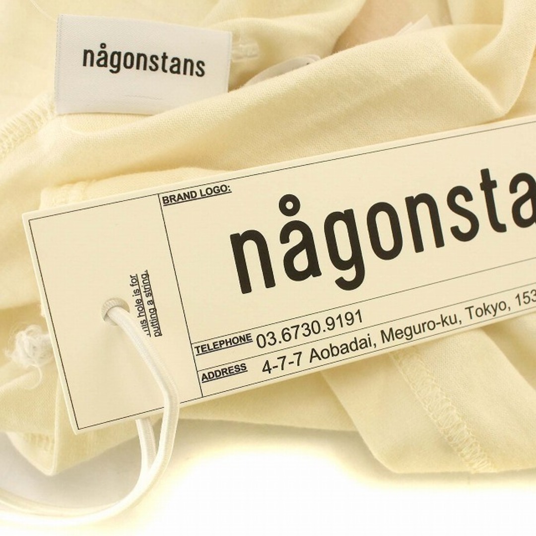 ナゴンスタンス nagonstans フットボールシャツ 長袖 ロンT 黄色 レディースのトップス(カットソー(長袖/七分))の商品写真