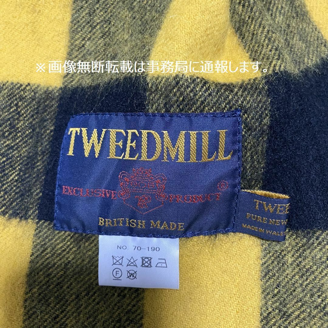 TWEEDMILL(ツイードミル)のTWEED MILL バッファロー チェック 大判 ストール マフラー レディースのファッション小物(ストール/パシュミナ)の商品写真