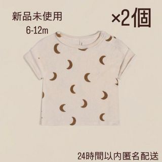 【新品】organic zoo T-Shirt 6-12m 2つ(Ｔシャツ)