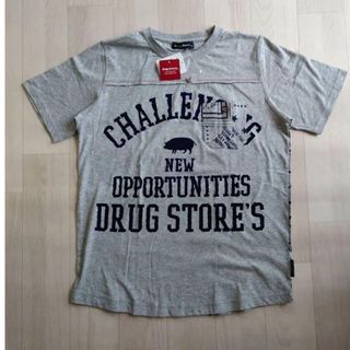 新品・タグ付き drug store's バンダナ柄 Tシャツ