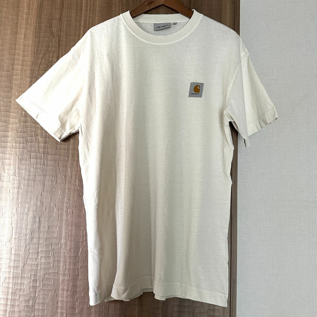 Charhartt WIP(カーハートダブリューアイピー)の【1回着用】Carhartt(カーハート)ワンポイント ロゴ 半袖Tシャツ S メンズのトップス(Tシャツ/カットソー(半袖/袖なし))の商品写真