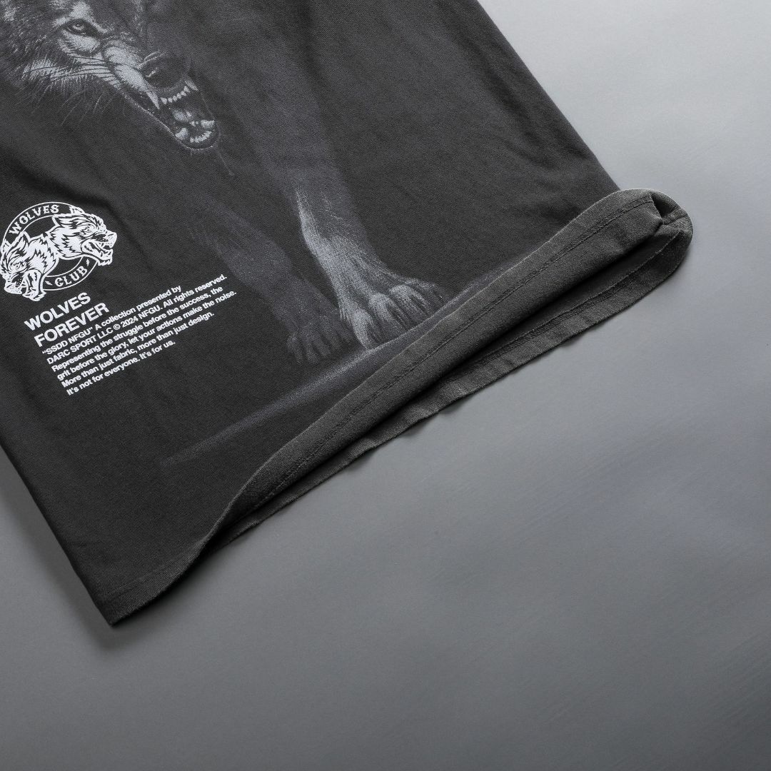 Darc Sport SHADOWS OVERSIZED TEE GRAY 狼 メンズのトップス(Tシャツ/カットソー(半袖/袖なし))の商品写真