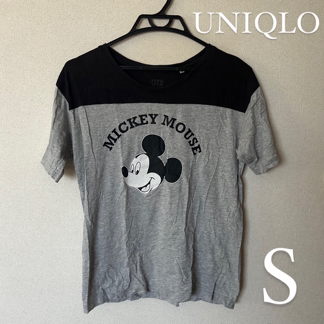 UNIQLO(ユニクロ)の★美品★UNIQLO×Disney ユニクロ　ミッキーマウスコラボTシャツ　S レディースのトップス(Tシャツ(半袖/袖なし))の商品写真