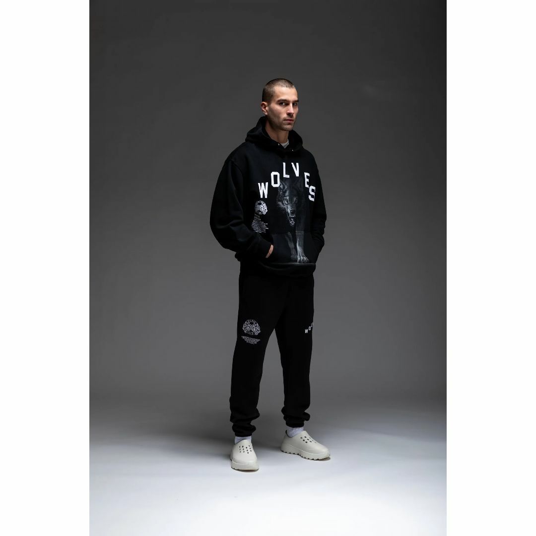 WOLFDarc Sport SHADOWS VINTAGE HOODIE BLACK