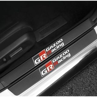 S115【GR】 トヨタ GAZOO Racing ドア フット プロテクター 