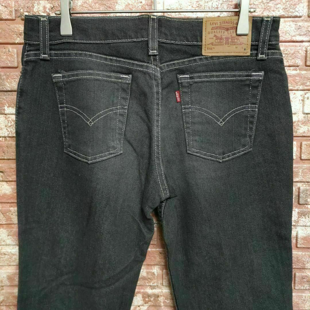 Levi's(リーバイス)のリーバイス スーパーローストレッチ ブーツカット ジーンズ 黒 M 2002年 メンズのパンツ(デニム/ジーンズ)の商品写真