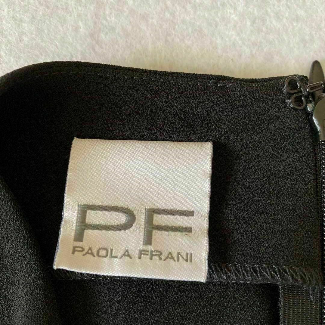 PAOLA FRANI(パオラフラーニ)のPAOLA FRANI パオラフラーニ ワンピース ドレス バックルベルト 上品 レディースのワンピース(ひざ丈ワンピース)の商品写真