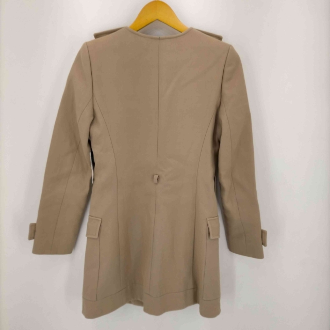 Chloe - Chloe(クロエ) ロングコート ノーカラー ミリタリー コットン Chloe - Chloe(クロエ) ロングコート ノーカラー ミリタリー コットン