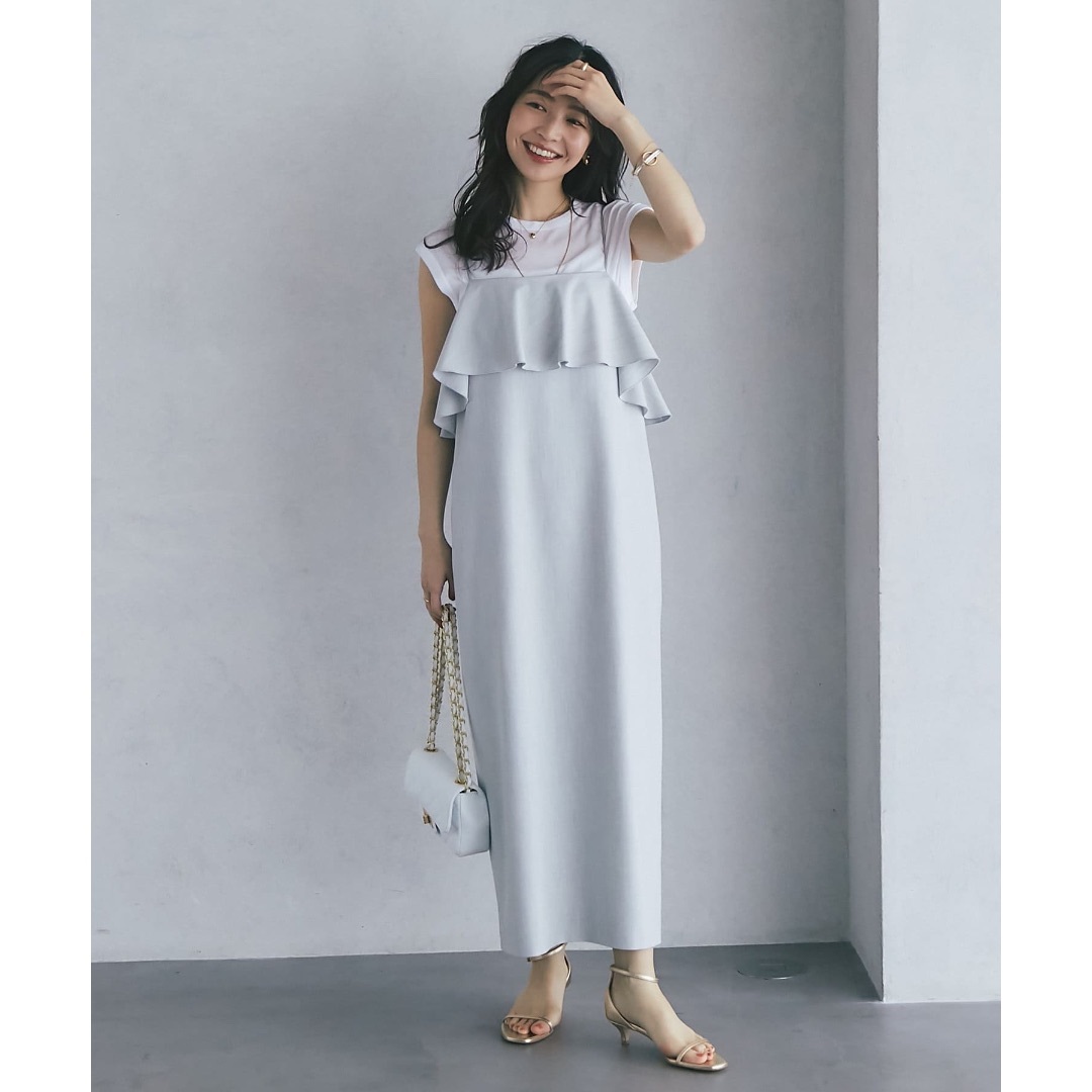 La boutique Bonbon ワンピース ラッフルキャミワンピース