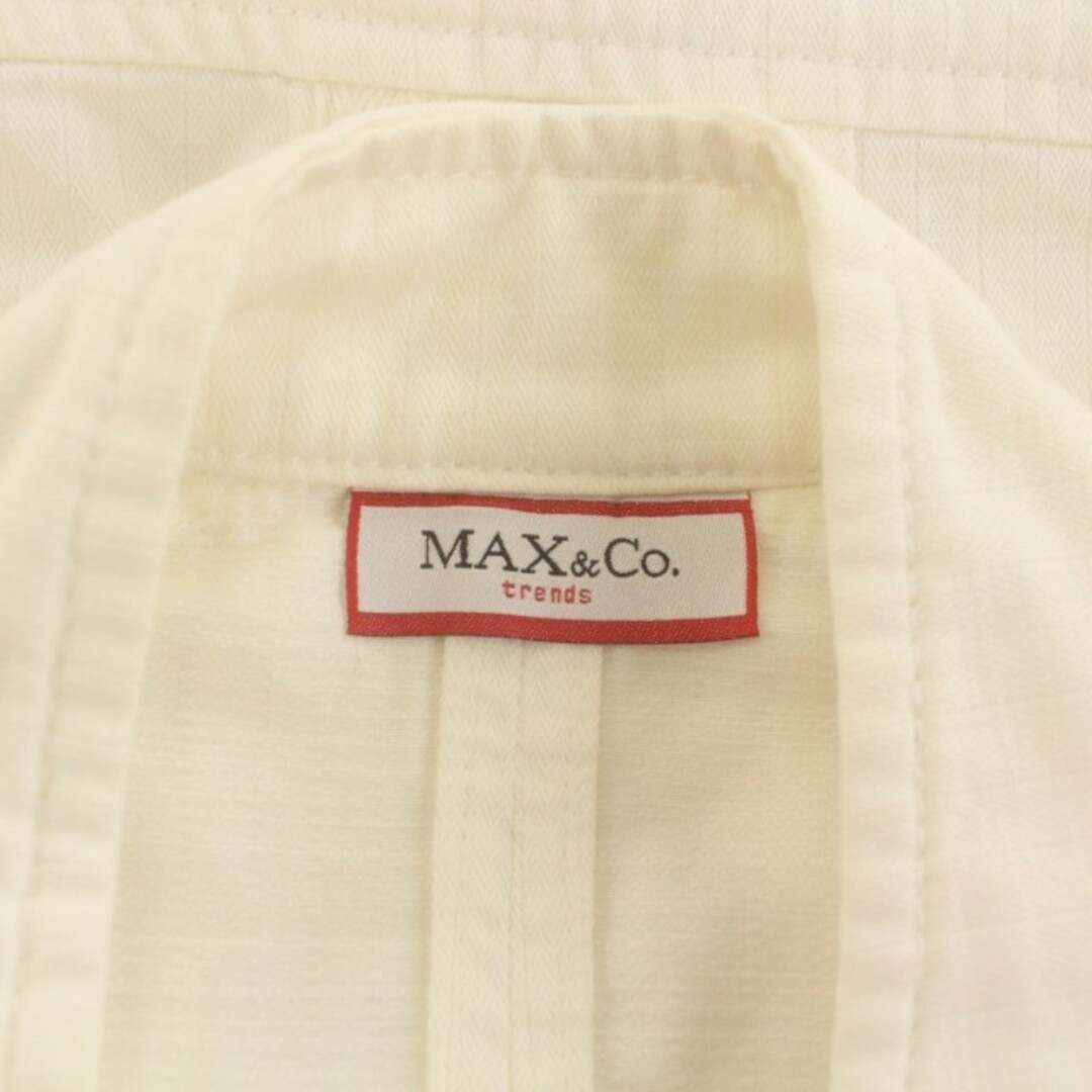 Max & Co.(マックスアンドコー)のマックス&コー MAX&CO. ジャケット ショート丈 38 S 白 ホワイト レディースのジャケット/アウター(その他)の商品写真