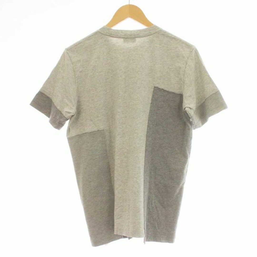 DIESEL(ディーゼル)のディーゼル DIESEL Tシャツ 半袖 プリント 切替 XS グレー /KQ メンズのトップス(Tシャツ/カットソー(半袖/袖なし))の商品写真