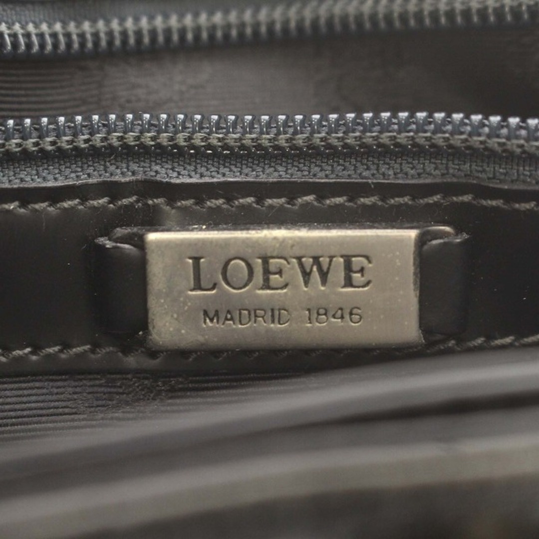 LOEWE(ロエベ)のロエベ LOEWE ショルダーバッグ レザー 黒 濃紺 レディースのバッグ(ショルダーバッグ)の商品写真