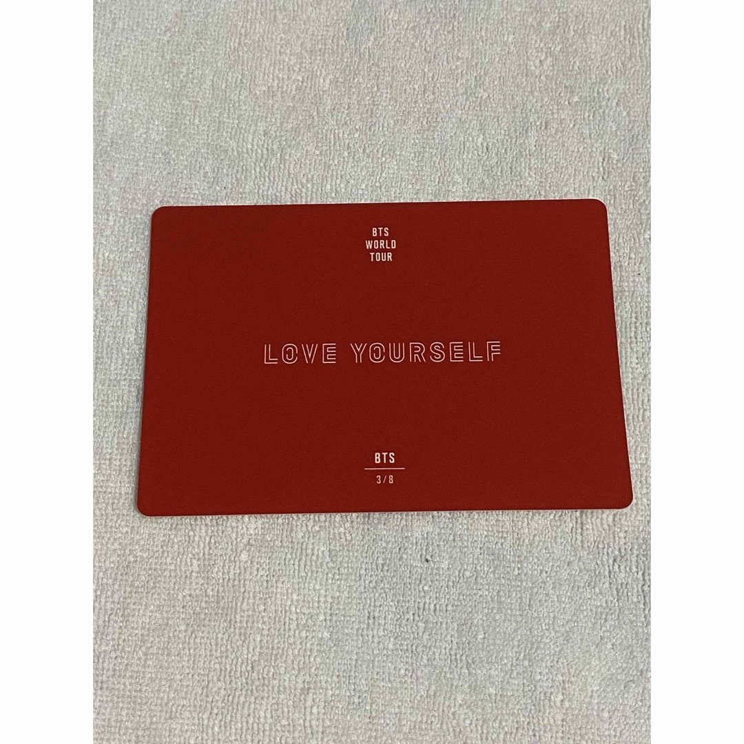 【公式】BTS 防弾少年団 グク LOVE YOURSELF ミニフォト エンタメ/ホビーのタレントグッズ(アイドルグッズ)の商品写真