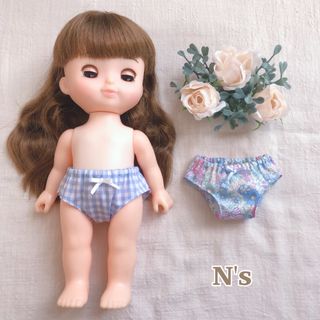 ソラン♡メルちゃん 水色リボン下着2枚セット(その他)