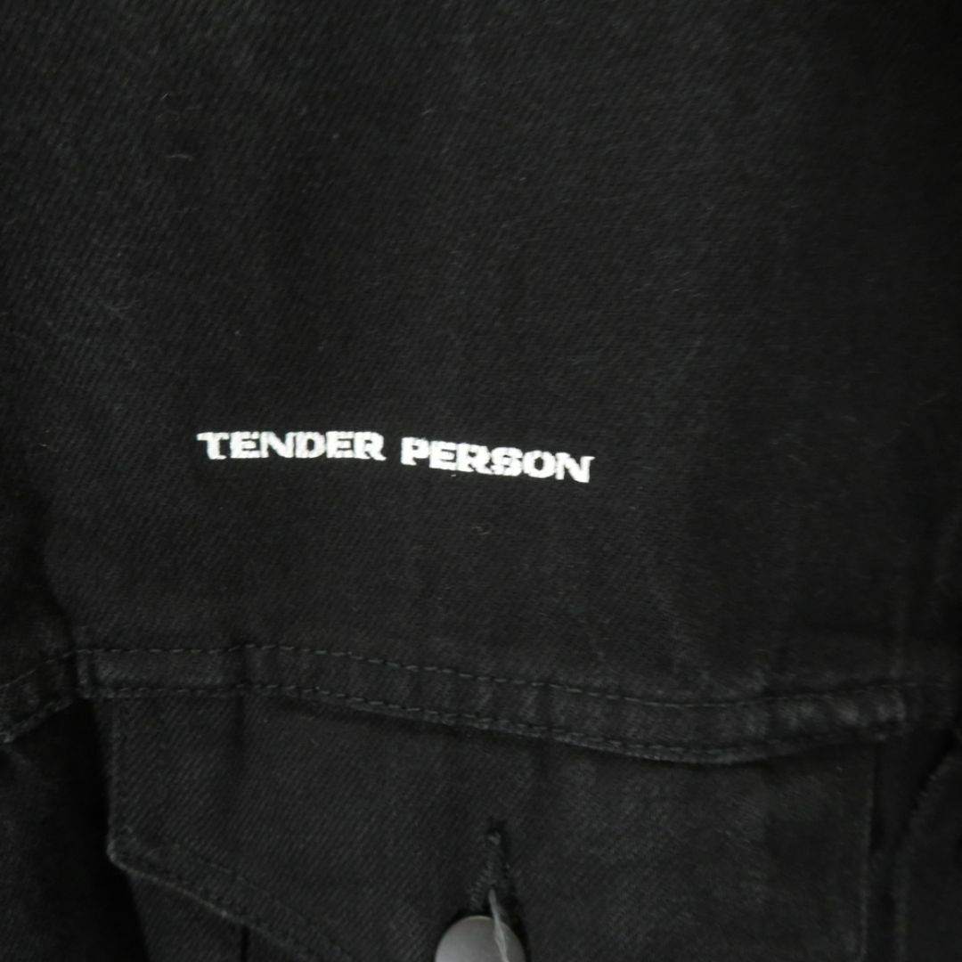  TENDER PERSON DENIM JACKET BLACK  メンズのジャケット/アウター(Gジャン/デニムジャケット)の商品写真