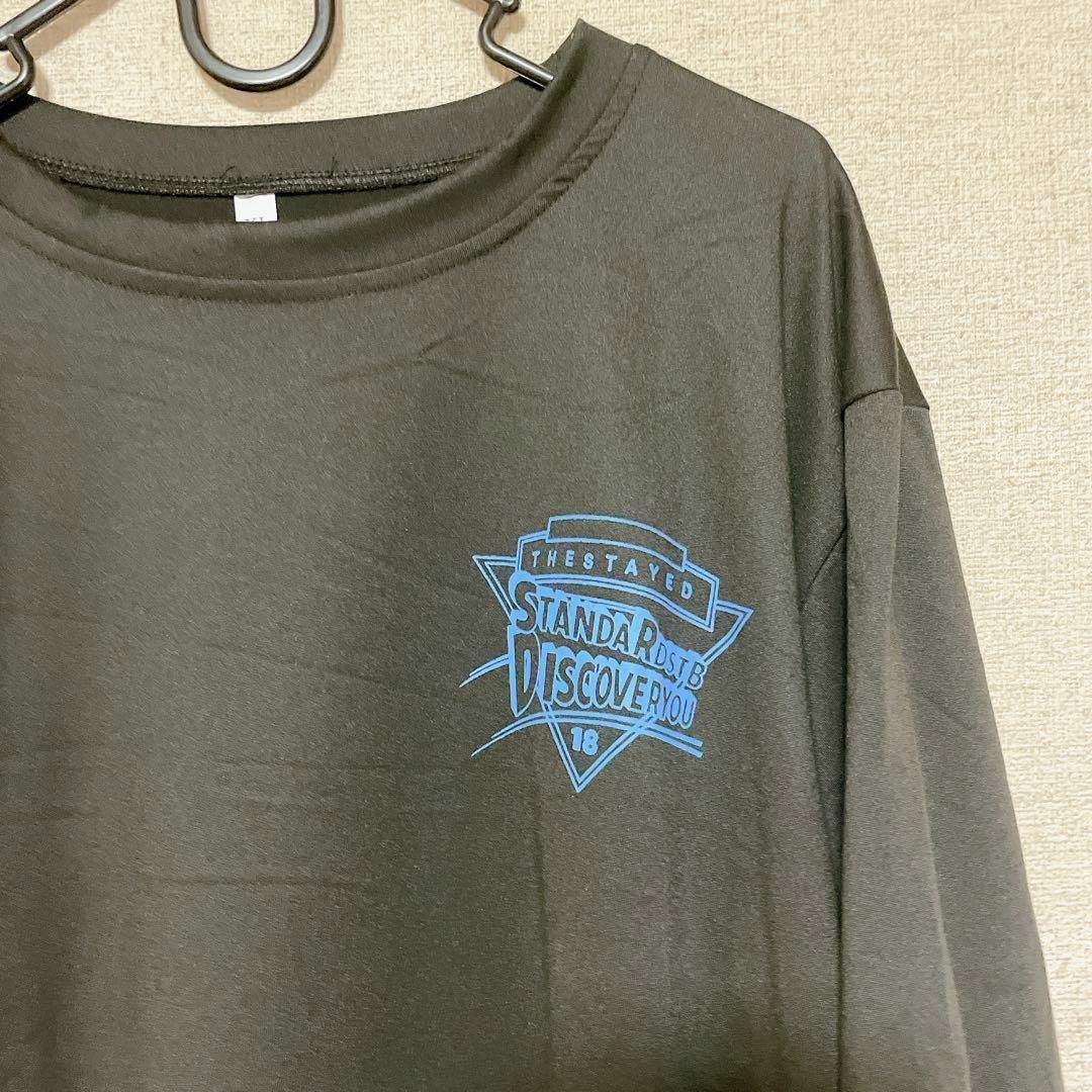 オーバーTシャツ 韓国　オーバーサイズ　ロゴ入り　半袖　ブラック ゆったり レディースのトップス(Tシャツ(半袖/袖なし))の商品写真