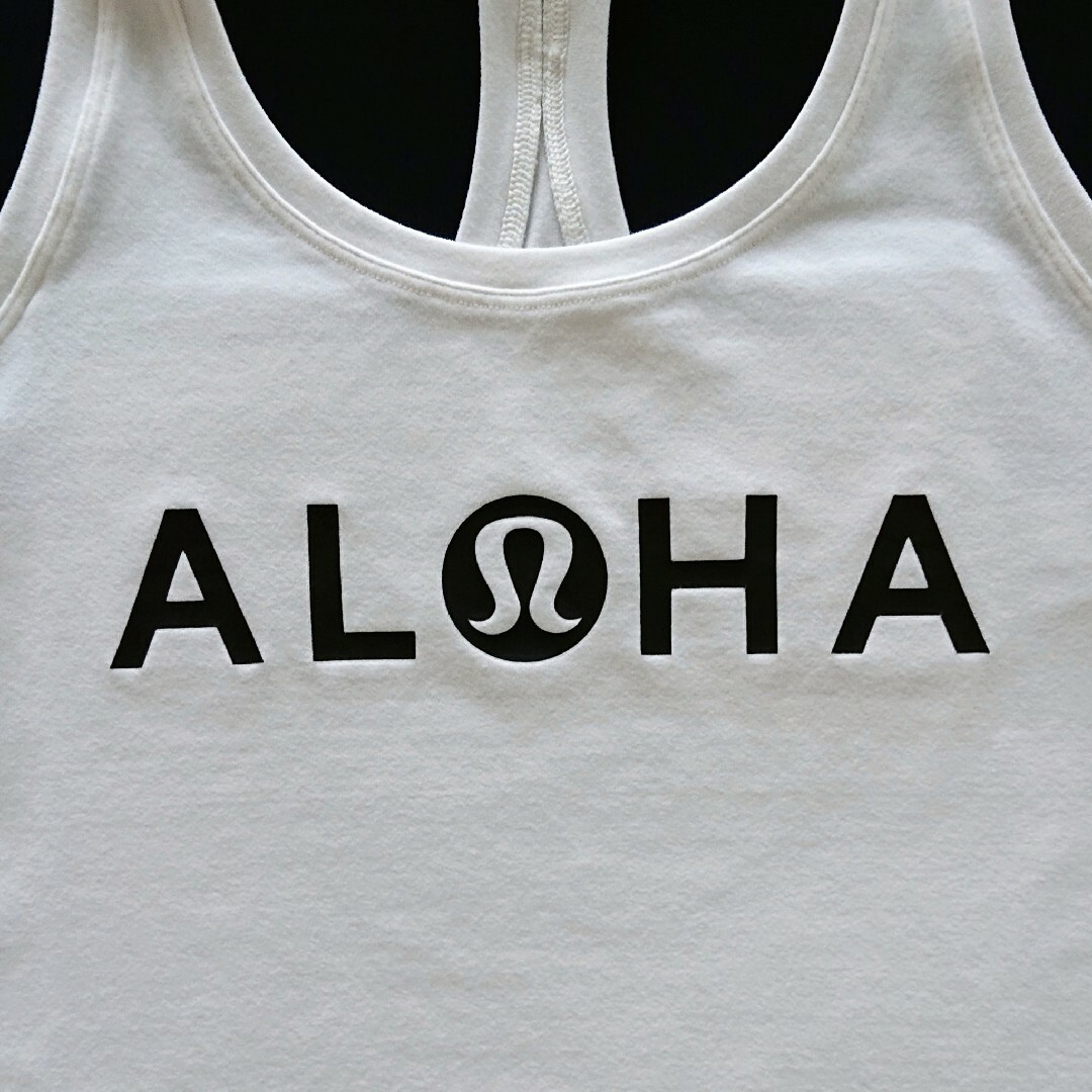 lululemon(ルルレモン)のルルレモン lululemon ハワイ限定 ALOHA タンクトップ ※丈詳細有 レディースのトップス(タンクトップ)の商品写真