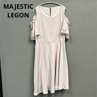 マジェスティックレゴン(MAJESTIC LEGON)のマジェスティックレゴン　お呼ばれワンピース　ドレス　パーティー　二次会　ピンクM(ミニワンピース)