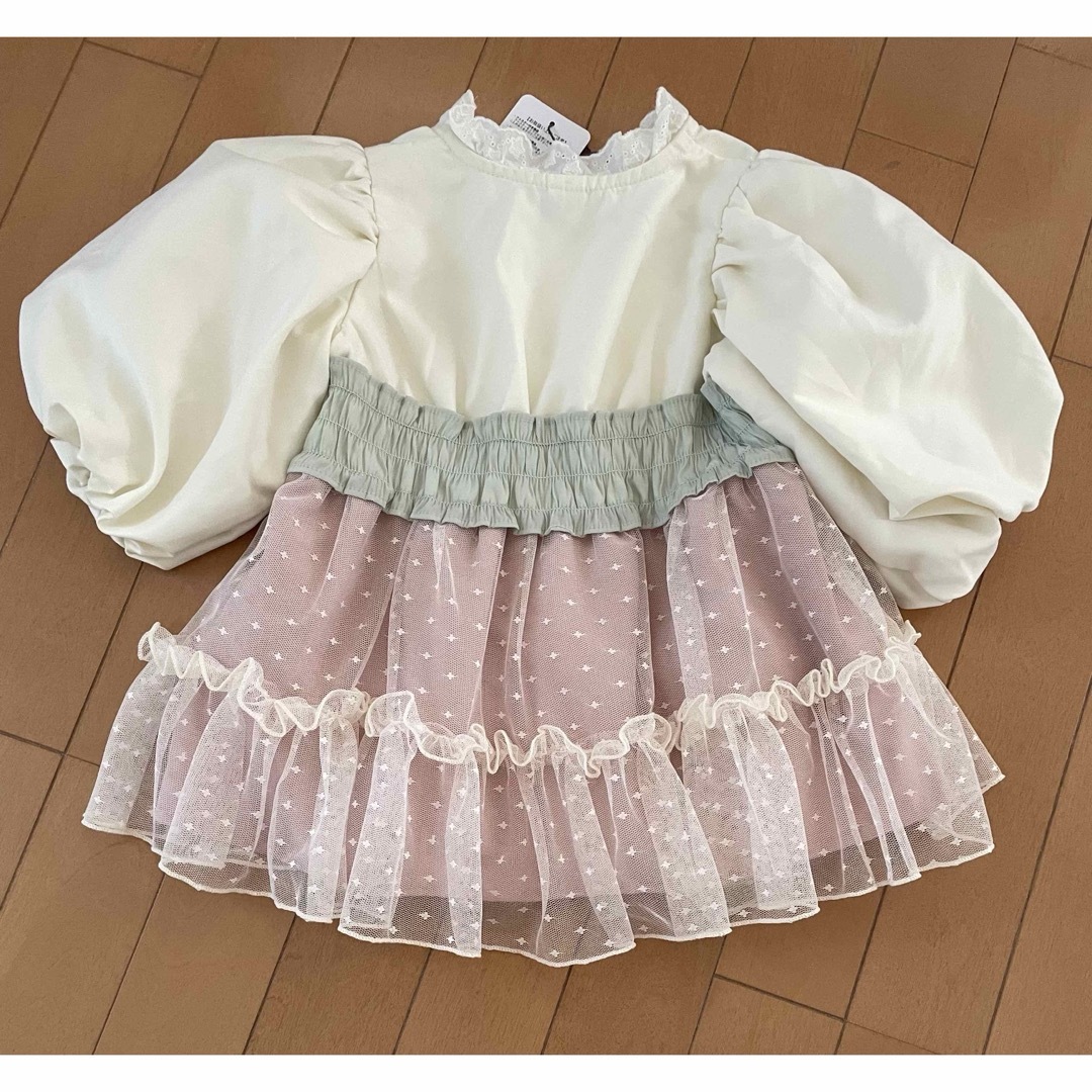 コトリ cottoli 浴衣 ドレス 和装 110 キッズ/ベビー/マタニティのキッズ服女の子用(90cm~)(甚平/浴衣)の商品写真