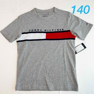 トミーヒルフィガー(TOMMY HILFIGER)のトミーヒルフィガー 半袖Tシャツ グレー S/140(Tシャツ/カットソー)