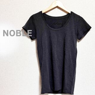 Noble　ノーブル　カットソー　綿100％　Tシャツ　半袖　グレー　コットン