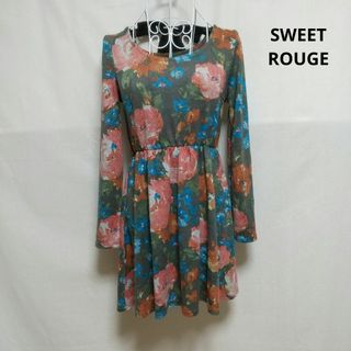 SWEET ROUGE ワンピース M(ミニワンピース)