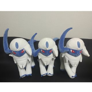 ポケモン(ポケモン)のポケットモンスター もふぐっと ぬいぐるみ white アブソル 3個セット(ぬいぐるみ)