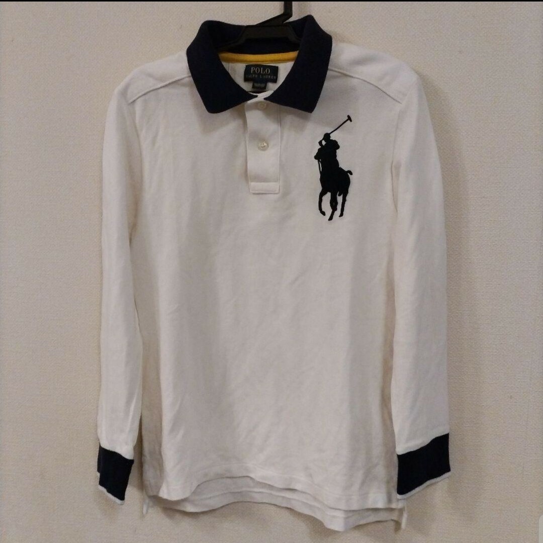 POLO RALPH LAUREN(ポロラルフローレン)のポロラルフローレン　長袖ポロシャツ　150 ビッグポニー キッズ/ベビー/マタニティのキッズ服男の子用(90cm~)(Tシャツ/カットソー)の商品写真