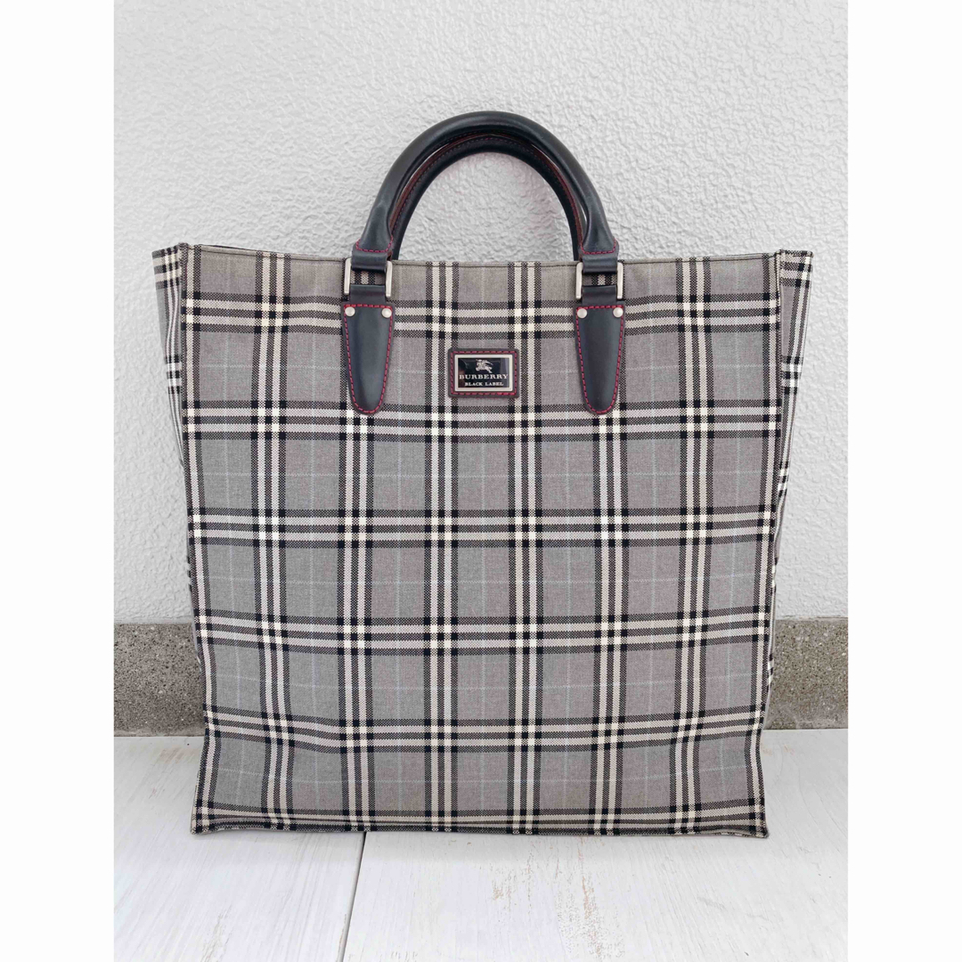 BURBERRY BLACK LABEL(バーバリーブラックレーベル)の★良品★バーバリーブラックレーベル メンズ トートバッグ A4収納可能 メンズのバッグ(トートバッグ)の商品写真