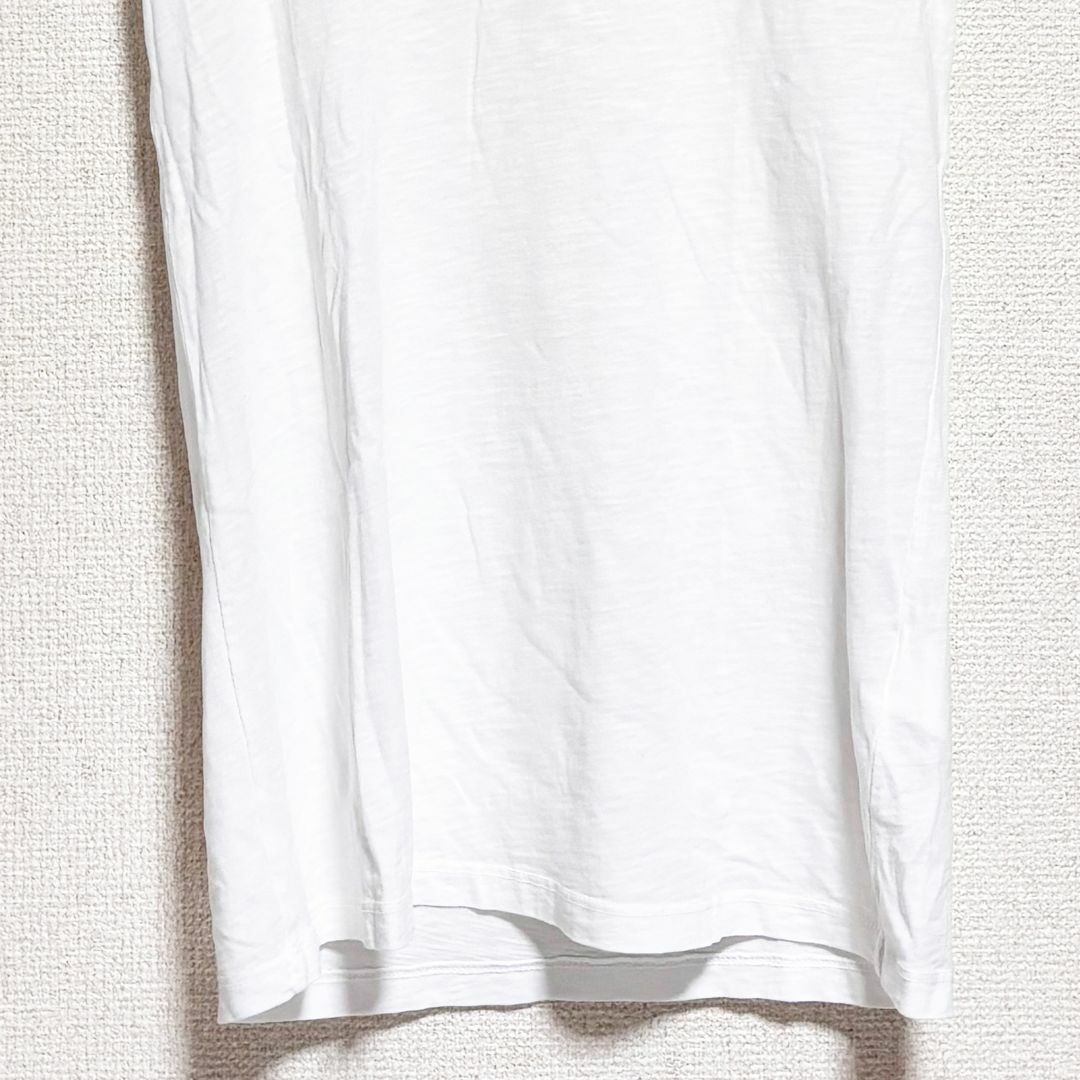 Noble(ノーブル)のNoble　ノーブル　カットソー　綿100％　Tシャツ　半袖　ホワイト　コットン レディースのトップス(Tシャツ(半袖/袖なし))の商品写真