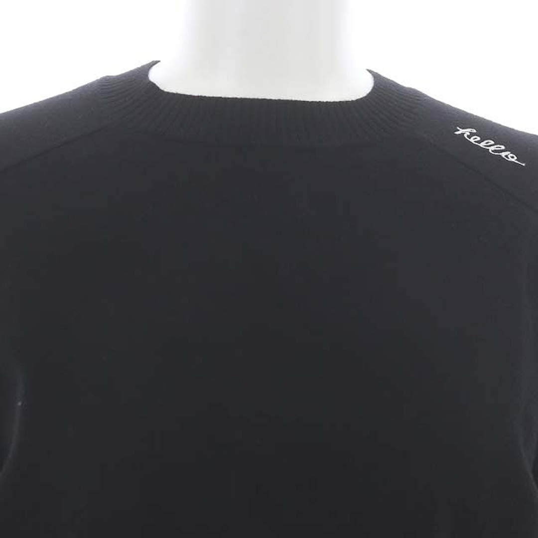 MADISONBLUE(マディソンブルー)のマディソンブルー ニット セーター 長袖 XS 黒 ブラック 白 ホワイト レディースのトップス(ニット/セーター)の商品写真