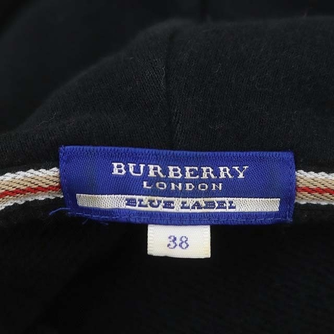 BURBERRY BLUE LABEL(バーバリーブルーレーベル)のバーバリーブルーレーベル ジップアップロングパーカー スウェット 長袖 レディースのトップス(パーカー)の商品写真