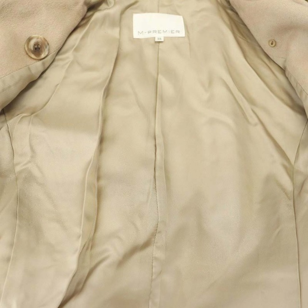 M-premier(エムプルミエ)のエムプルミエ カシミヤ アンゴラ チェスターコート アウター ロング ベルト付き レディースのジャケット/アウター(その他)の商品写真
