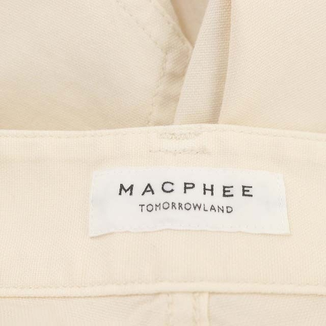 MACPHEE(マカフィー)のマカフィー トゥモローランド ストレッチオックスフォード ストレートパンツ レディースのパンツ(その他)の商品写真