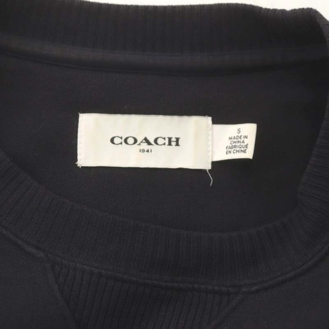 COACH(コーチ)のコーチ 恐竜ダイナソー刺繍プルオーバースウェット トレーナー コットン S 黒 レディースのトップス(トレーナー/スウェット)の商品写真