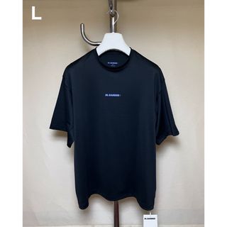 新品 L JIL SANDER 23ss 胸ロゴTシャツ 黒 5891