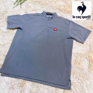 ルコックスポルティフ(le coq sportif)の【美品】ルコックスポルティフゴルフ　ゴルフ　シャツ　LLサイズ メンズ(ウエア)