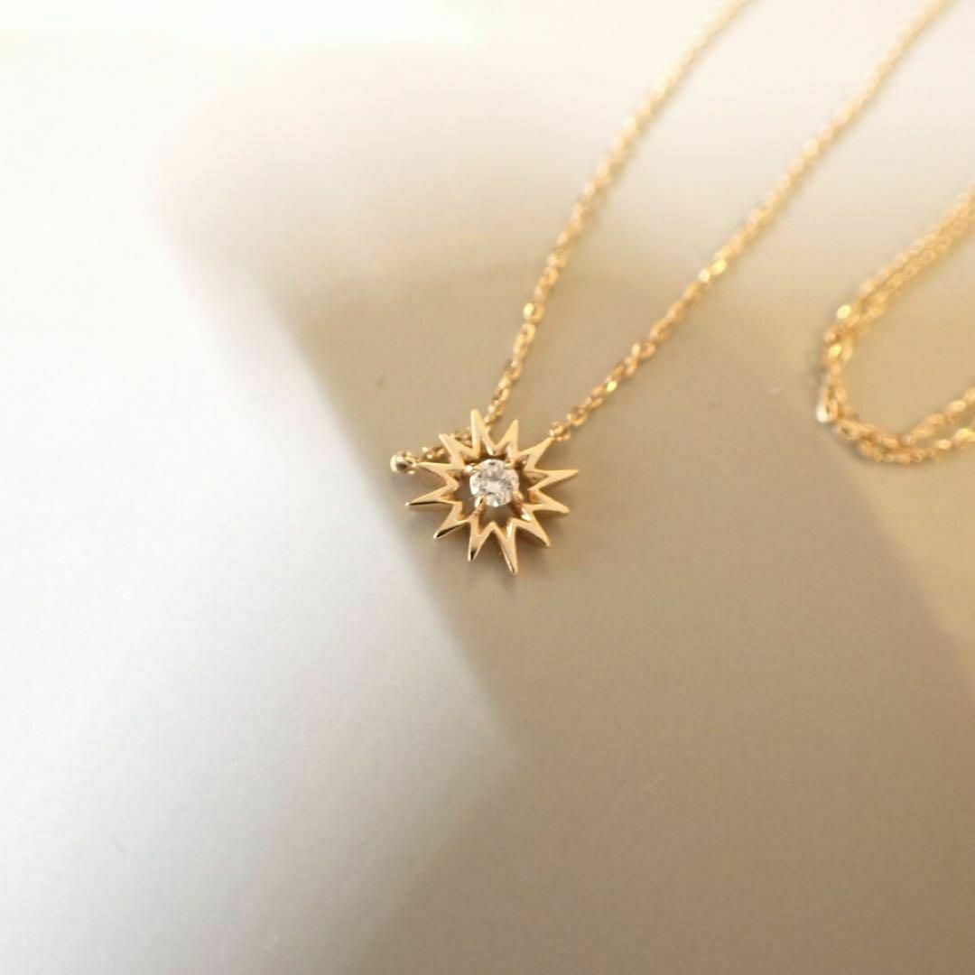 STAR JEWELRY(スタージュエリー)のスタージュエリー　K10 ネックレス SUNBURST レディースのアクセサリー(ネックレス)の商品写真