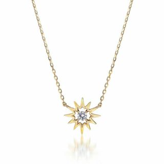 スタージュエリー(STAR JEWELRY)のスタージュエリー　K10 ネックレス SUNBURST(ネックレス)