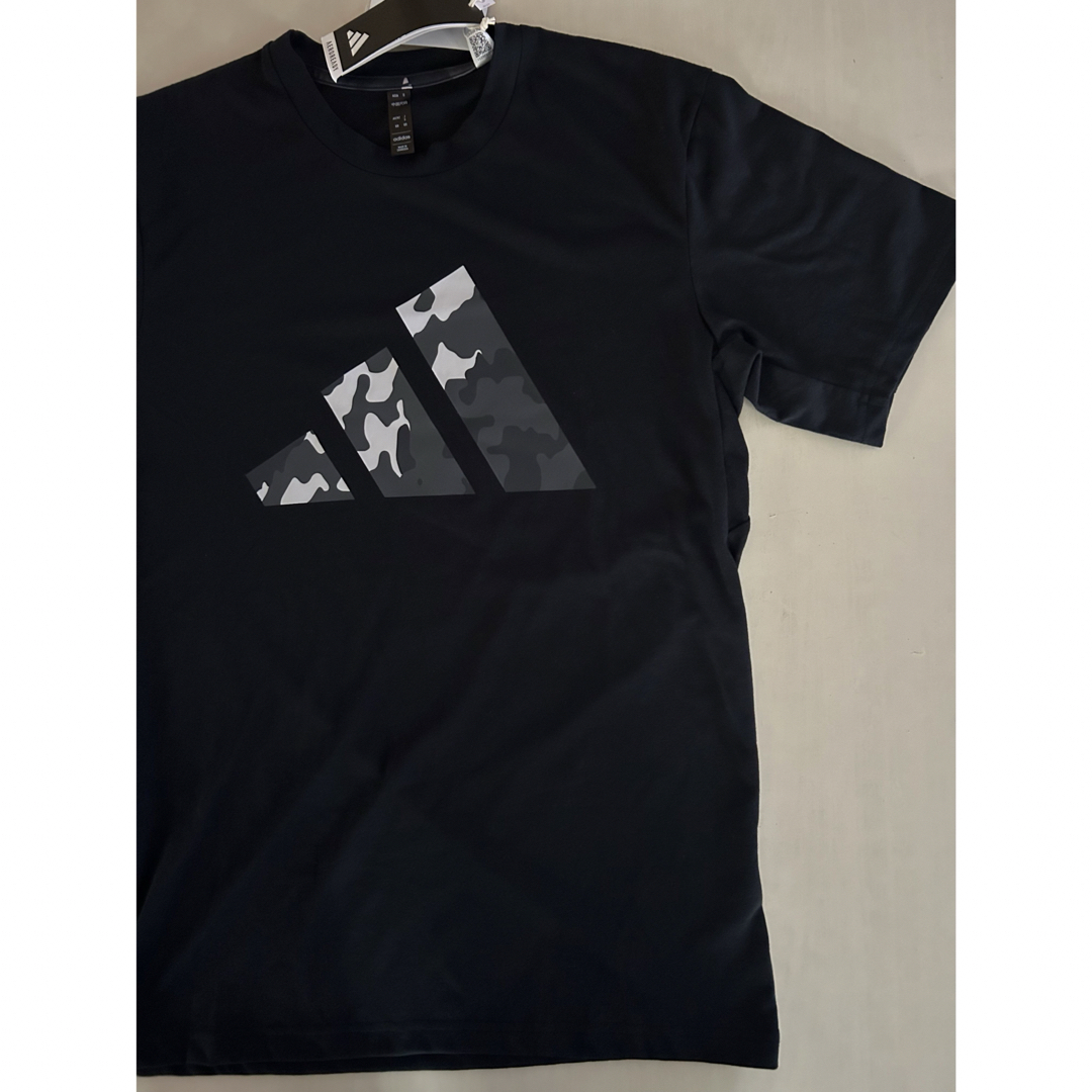 adidas(アディダス)のアディダス adidas メンズS 半袖BRANDLOVE_Tシャツ ブラック メンズのトップス(Tシャツ/カットソー(半袖/袖なし))の商品写真