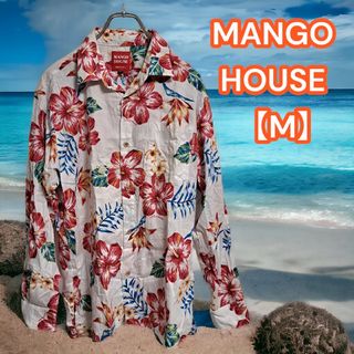 MANGO HOUSE マンゴハウス 沖縄 かりゆし 長袖シャツM(シャツ)