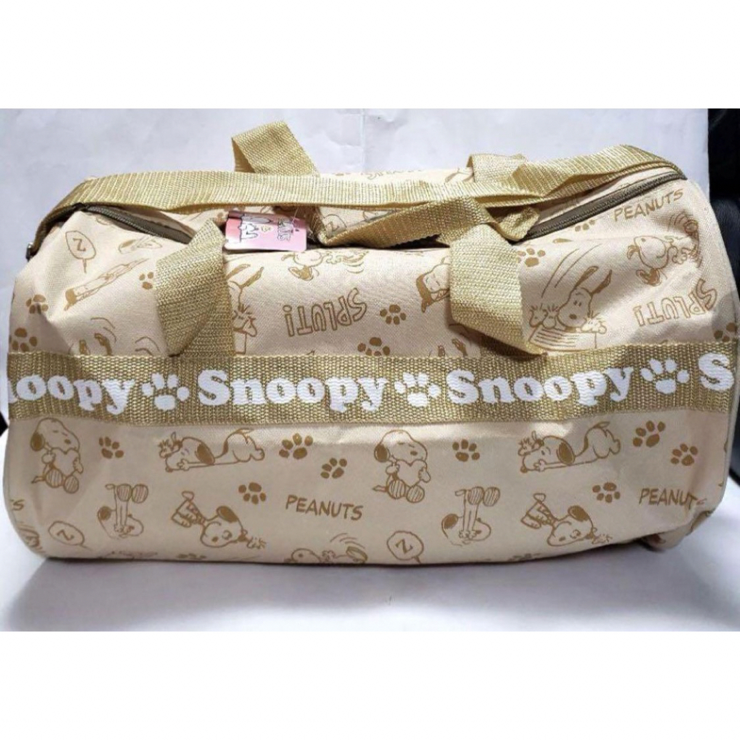 スヌーピー SNOOPY 筒形ボストンバック レディースのバッグ(ボストンバッグ)の商品写真
